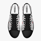 Crake Low Top Smiley Cats laced custom prints canvas shoes at RM MYR289