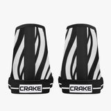 Crake High Top Zebra laced custom prints canvas shoes at RM MYR289