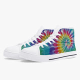 Crake High Top Abstract Water Ink laced custom prints canvas shoes at RM MYR289