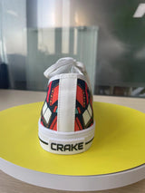 Crake Low top Books of wisdom laced custom prints canvas shoes at RM MYR289