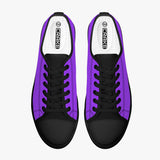 Crake Low Top Purple laced low top plain color canvas shoes at RM MYR289