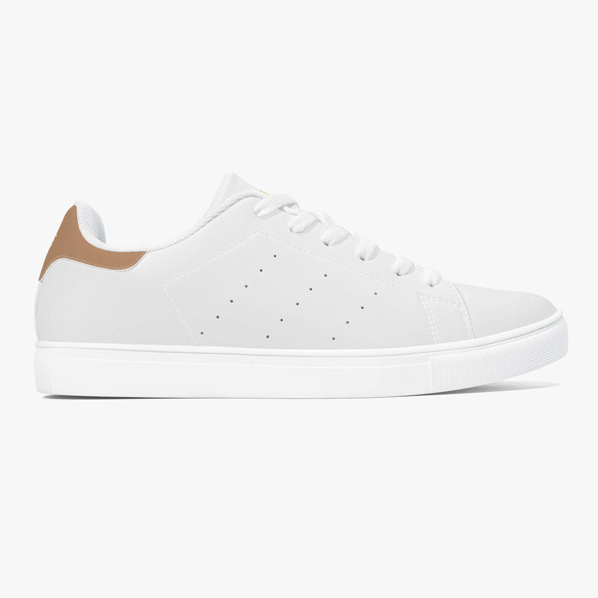 Crake Frida - Clay laced minimalist unisex white sneakers