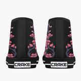 Crake High Top Sakura Tree laced custom prints canvas shoes at RM MYR289