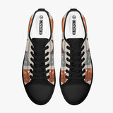 Crake Low Top Polygon Cats laced custom prints canvas shoes at RM MYR289