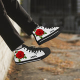 Crake High Top Amya Rose laced custom prints canvas shoes at RM MYR289