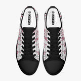 Crake Low Top Sakuras laced custom prints canvas shoes at RM MYR289
