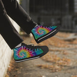 Crake High Top Abstract Water Ink laced custom prints canvas shoes at RM MYR289