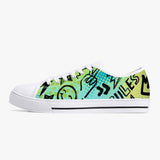 Crake Low Top FX Graffiti laced custom prints canvas shoes at RM MYR289