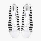 Crake High Top Black Stripes laced custom prints canvas shoes at RM MYR289