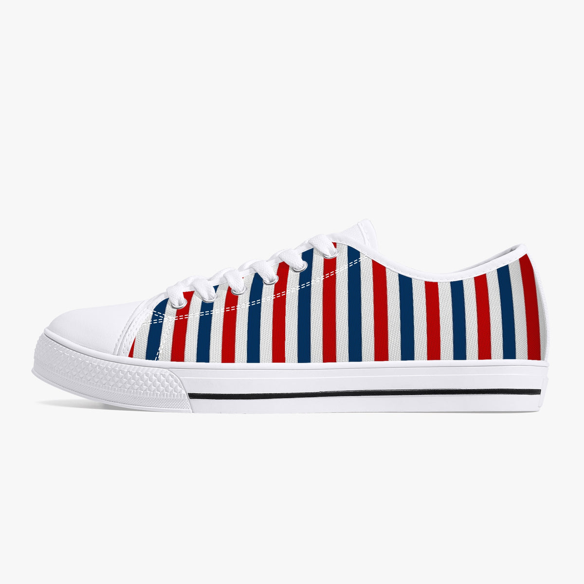 Crake Low Top RBW laced custom prints canvas shoes