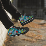 Crake High Top The Rabbits laced custom prints canvas shoes at RM MYR289