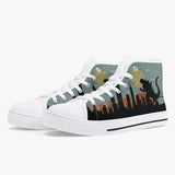 Crake High Top Godzilla laced custom prints canvas shoes at RM MYR289