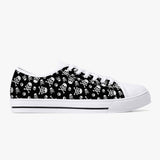 Crake Low Top Skulls laced custom prints canvas shoes at RM MYR289