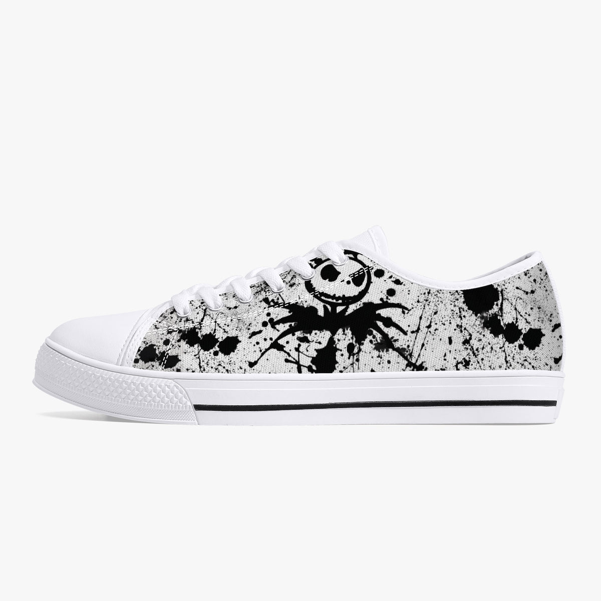 Crake Low Top Scarecrow laced custom prints canvas shoes
