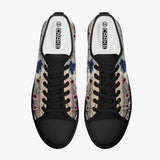 Crake Low Top Sakura Waves laced custom prints canvas shoes at RM MYR289