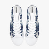 Crake High Top White Camo laced custom prints canvas shoes at RM MYR289