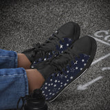 Crake High Top White Stars laced custom prints canvas shoes at RM MYR289