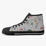 Crake High Top Dinosaurs laced custom prints canvas shoes at RM MYR289