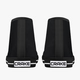 Crake High Top Black laced high top plain color canvas shoes at RM MYR289