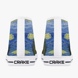 Crake High Top Starry Night laced custom prints canvas shoes at RM MYR289