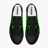 Crake Low Top Four-leaf clover laced custom prints canvas shoes at RM MYR289