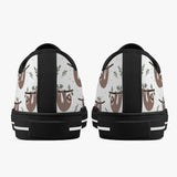 Crake Low Top Hanging Sloths laced custom prints canvas shoes at RM MYR289