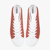 Crake High Top Orange laced custom prints canvas shoes at RM MYR289