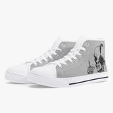 Crake High Top Skulls on headphone laced custom prints canvas shoes at RM MYR289