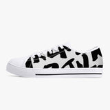 Crake Low Top Latin laced custom prints canvas shoes at RM MYR289