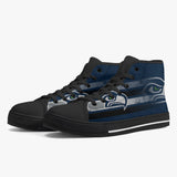 Crake High Top Bald Eagle laced custom prints canvas shoes at RM MYR289