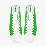 Crake High Top Green laced high top plain color canvas shoes at RM MYR289