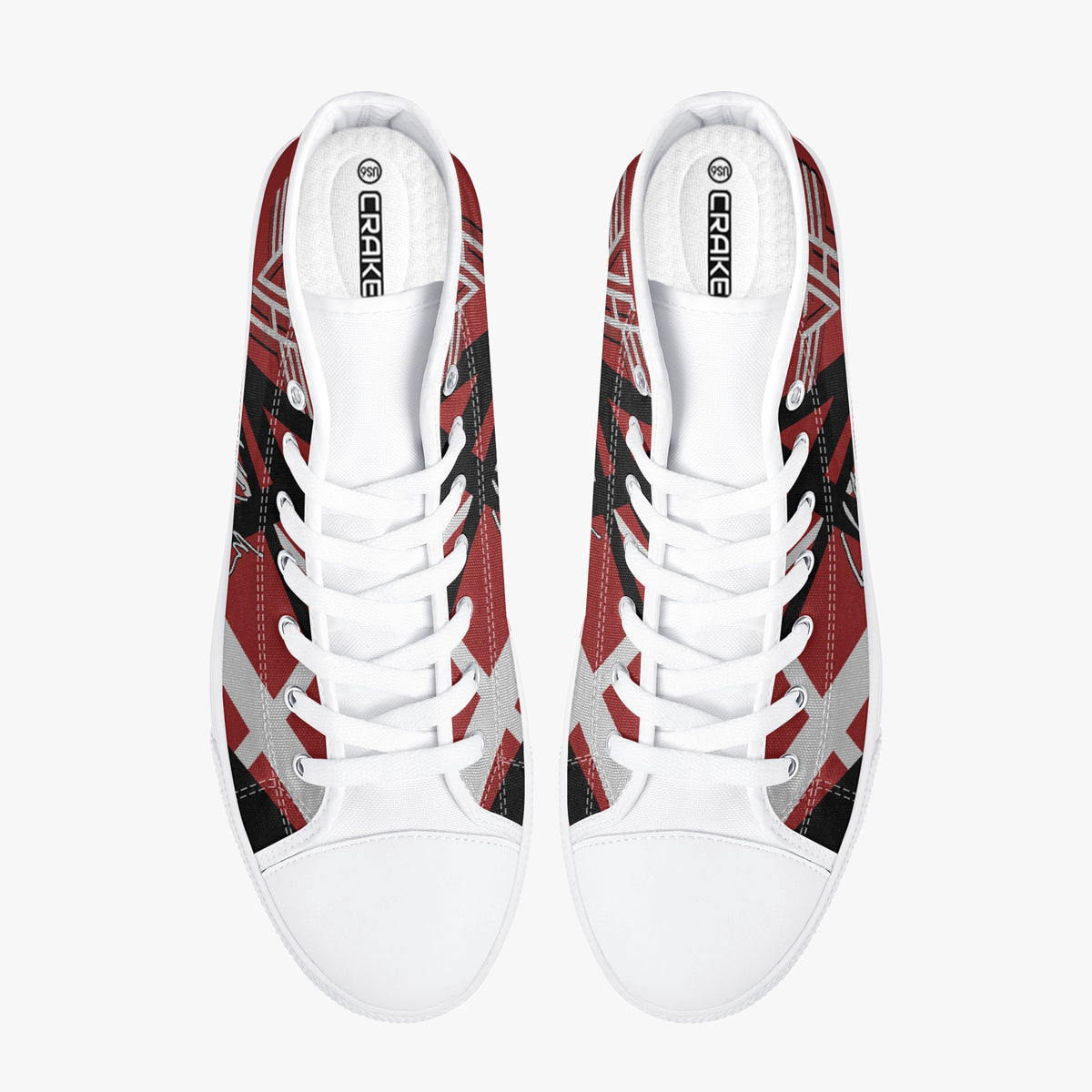 Crake High Top The 5150 laced custom prints canvas shoes