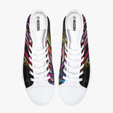 Crake High Top Abstract Graffiti laced custom prints canvas shoes at RM MYR289