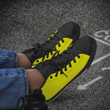 Crake High Top Lemon laced high top plain color canvas shoes at RM MYR289