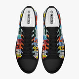 Crake Low Top Jeep Girl laced custom prints canvas shoes at RM MYR289