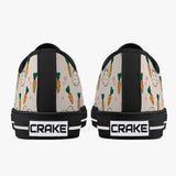 Crake Low Top Rabbits and Carrots laced custom prints canvas shoes at RM MYR289