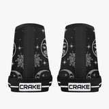 Crake High Top Sun and Moon laced custom prints canvas shoes at RM MYR289