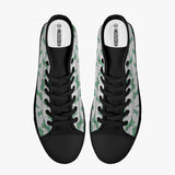 Crake High Top Green Dinosaurs laced custom prints canvas shoes at RM MYR289