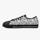 Crake Low Top Music laced custom prints canvas shoes at RM MYR289