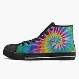 Crake High Top Abstract Water Ink laced custom prints canvas shoes at RM MYR289