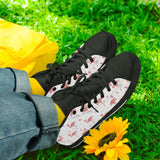 Crake High Top Flamingos laced custom prints canvas shoes at RM MYR289