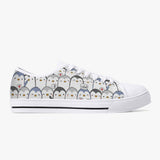 Crake Low Top Hello Penguins laced custom prints canvas shoes at RM MYR289