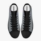 Crake High Top Grey laced high top plain color canvas shoes at RM MYR289