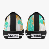 Crake Low Top Peters Painting laced custom prints canvas shoes at RM MYR289