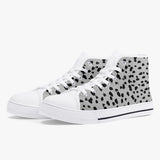 Crake High Top Black Spotted laced custom prints canvas shoes at RM MYR289