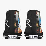 Crake High Top Cher laced custom prints canvas shoes at RM MYR289