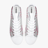Crake High Top Sakura Tree Grey laced custom prints canvas shoes at RM MYR289