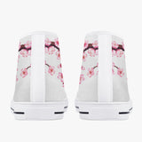 Crake High Top Sakura Tree Grey laced custom prints canvas shoes at RM MYR289