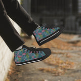 Crake High Top Flamingos 2 laced custom prints canvas shoes at RM MYR289