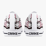 Crake Low Top Sakuras laced custom prints canvas shoes at RM MYR289